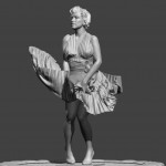 3D Character Marylin Monroe 002